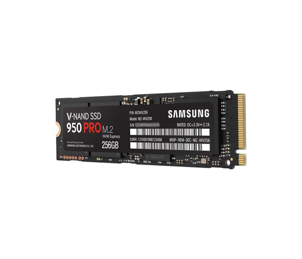 Samsung 256GB 1,8'' Seria 950 Pro M.2 2280 nvm - 263885 - zdjęcie 2
